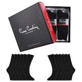 Pierre Cardin 575 Kışlık Termal Yünlü Havlu 12li Paket Siyah Erkek Çorap