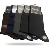 Pierre Cardin 5'li Karışık Renk Bambu Erkek Çorap Seti - 40-44 Beden Çeyizlik Sağlıklı Çorap - Standart - Renkli
