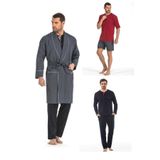 Pierre Cardin 5li Penye Robdöşambr Damat Pijama Set 5560