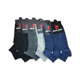 Pierre Cardin 6 Çift Karışık Renk Erkek Patik Çorap Pamuklu - 40 - 44 - Renkli