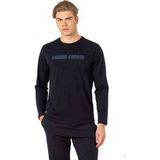 Pierre Cardin 6093 Erkek Uzun Kollu Bisiklet Yaka Pijama Takımı-Lacivert