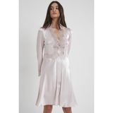 Pierre Cardin 6335 Pudra 6'lı Midi Gecelik Sabahlık Set