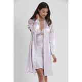 Pierre Cardin 6955 Viola 6'lı Saten Gecelik Sabahlık Çeyiz Seti