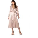 Pierre Cardin 6960 Pudra 6'lı Çeyiz Gecelik Sabahlık Set