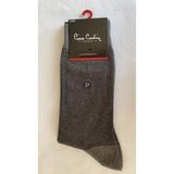 Pierre Cardin 6'lı Erkek Dikişsiz Çorap (Siyah) - 44 - Koyu Gri