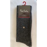 Pierre Cardin 6'lı Erkek Lambswool Yün Çorap (Gri) - 44 - Metalik