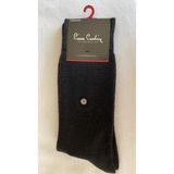 Pierre Cardin 6'lı Erkek Lambswool Yün Çorap (Gri) - 44 - Siyah