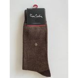 Pierre Cardin 6'lı Erkek Punto Desen Lambswool Yün Çorap - 44 - Kahverengi