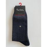 Pierre Cardin 6'lı Erkek Punto Desen Lambswool Yün Çorap - 44 - Siyah