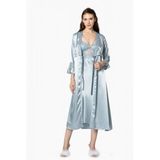 Pierre Cardin 6'Lı Saten Gecelik Sabahlık Çeyiz Seti 6010 Mist