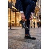 Pierre Cardin 702606 Siyah Rugan Damat Ayakkabısı Takım Ayakkabısı Erkek Klasik Ayakkabı