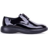 Pierre Cardin 70914 Kundura Parlak Rugan Erkek Ayakkabı - Siyah Rugan