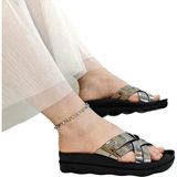 Pierre Cardin 7485 Platin Rugan Bayan Terlik