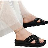 Pierre Cardin 7485 Siyah Rugan Bayan Terlik