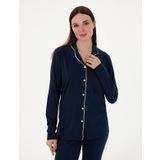 Pıerre Cardın 7717-S Bayan Gömlek Pijama Takımı