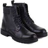 Pierre Cardin 77660 Hakiki Deri Fermuarlı Casual Erkek Bot - Siyah