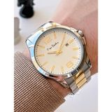 Pierre Cardin 800411F06SB Pierre Cardin Çelik Kordon Erkek Kol Saati 30 mt Su Gecirmez Kaplan Gözü Bileklik Hdyli - Gri - Sarı