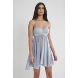 Pierre Cardin 880 Mist Tül Güpürlü Kadın Gecelik
