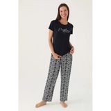Pierre Cardin 8837 Pamuklu Kısa Kollu Kadın Pijama Takımı