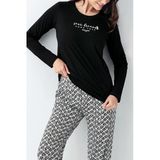 Pierre Cardin 9068-S Kadın Uzun Kol Pijama Takım