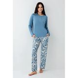 Pierre Cardin 9075-S Kadın Uzun Kol Pijama Takım