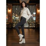 Pierre Cardin 910 Logo Detaylı Günlük Fermuarlı Kadın Bot - Bej