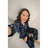 Pierre Cardin 9259-S Kadın Uzun Kol Gömlek Pijama Takımı