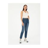 Pierre Cardin Açık Mavi Mom High Waist Fit Jean Pantolon 50293352-vr003