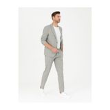 Pierre Cardin Açık Yeşil Ex. Slim Fit Keten Karışımlı Kumaş Pantolon 50284934-VR092