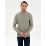 Pierre Cardin Ada Çayı Slim Fit Yarım Balıkçı Yaka Triko Kazak 50317520-VR255