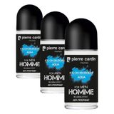 Pierre Cardin Aqua 48 Saat Etkili Antiperspirant Roll-On Deodorant - 50 ML 1 Paket (1 x 1000 g) (3 paketi)