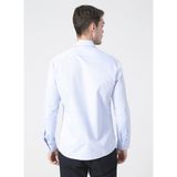 Pierre Cardin Armürlü Mavi Erkek Gömlek - Açık Mavi - S