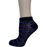 Pierre Cardin Bambu Kadın Rise Çizgili Patik Çorap - Siyah - 36 - 40