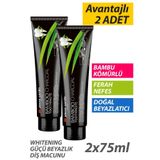 Pierre Cardin Bambu Kömürlü Diş Macunu 75 Ml X 2 – Doğal Beyazlatıcı & Ferah Nefes – Avantajlı Set