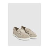 Pierre Cardin Bej Bant Detaylı %100 Deri Süet Loafer Ayakkabı 50327088-VR011
