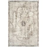 Pierre Cardin Beverly BF03B Krem Vizon Akrilik Yumuşak Dokulu Klasik Eskitme Halı VİZON KREM 80 x 150