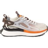 Pierre Cardin Beyaz Kahve Fileli Hafif Esnek Hafızalı Taban Unisex Spor Ayakkabı PCI-10106 G - 001 - Beyaz