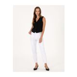 Pierre Cardin Beyaz Mom High Waist Fit Jean Pantolon 50313234-vr013