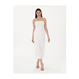 Pierre Cardin Beyaz Slim Fit Dokuma Elbise 50301017-VR013