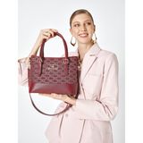 Pierre Cardin Bordo Omuz Çantası 05PO25Y1991-SMKN Br - 30x23x13