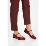 Pierre Cardin Bordo Rugan Bantlı Hafif Kadın Babet PC-54810 Z