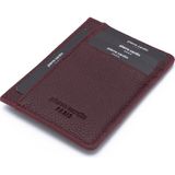 Pierre Cardin Bordo Unisex Deri Kredi Kartlık 0323B6F
