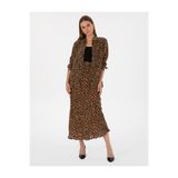 Pierre Cardin Camel A Kesim Dokuma Etek 50313694-VR015
