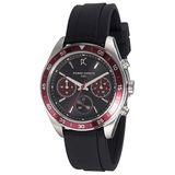 Pierre Cardin CF.1004.PB.1 Kol Saati, Analog, Gri-Bordo, Erkek