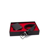 Pierre Cardin Çift Yönlü Deri Kemer & Cüzdan İkili Set PCCİFT01SK-1135A2C