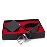 Pierre Cardin Çift Yönlü Deri Kemer & Cüzdan İkili Set PCCİFT01SK-3664F2I (Siyah, 135 CM)