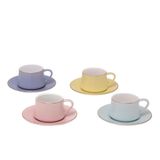 Pierre Cardin Colors 4'lü 120 cc Kahve Fincanı Seti