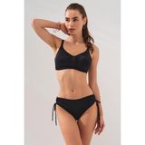 Pierre Cardin Curly Soft Pedli Toparlayıcı Bikini Siyah 231248