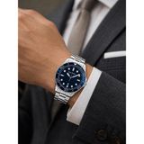 Pierre Cardin Damat ve Takım Elbiseye Özel 2 Yıl Garantili Çelik Kordon Erkek Kol Saati VS.BLKT.1228 - Lacivert
