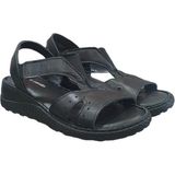 Pierre Cardin Deri Anatomik Bayan Sandalet Ayakkabı - Siyah
